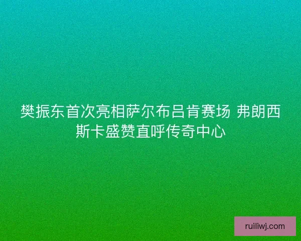 樊振东首次亮相萨尔布吕肯赛场 弗朗西斯卡盛赞直呼传奇中心 樊振东首次亮相萨尔布吕肯赛场 弗朗西斯卡盛赞直呼传奇中心